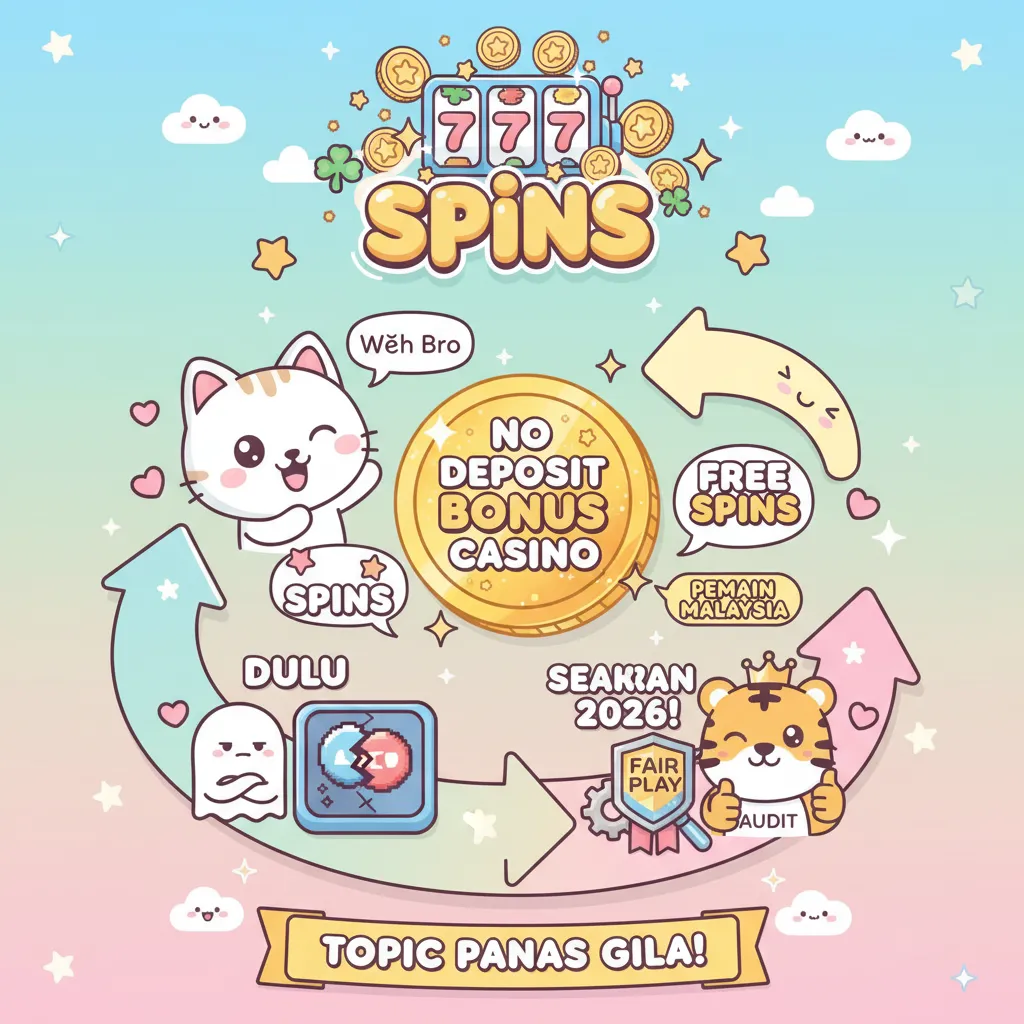 No deposit bonus casino: Spins untuk pemain di Malaysia