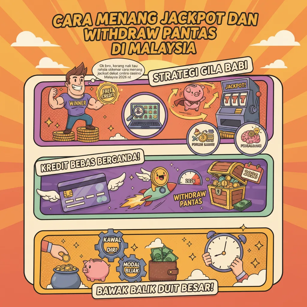 Cara Menang Jackpot dan Withdraw Pantas di Malaysia