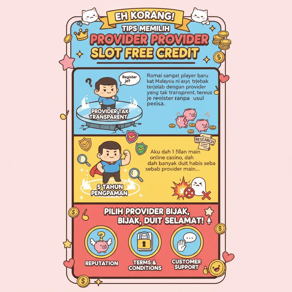 Tips Memilih Provider Slot Free Credit