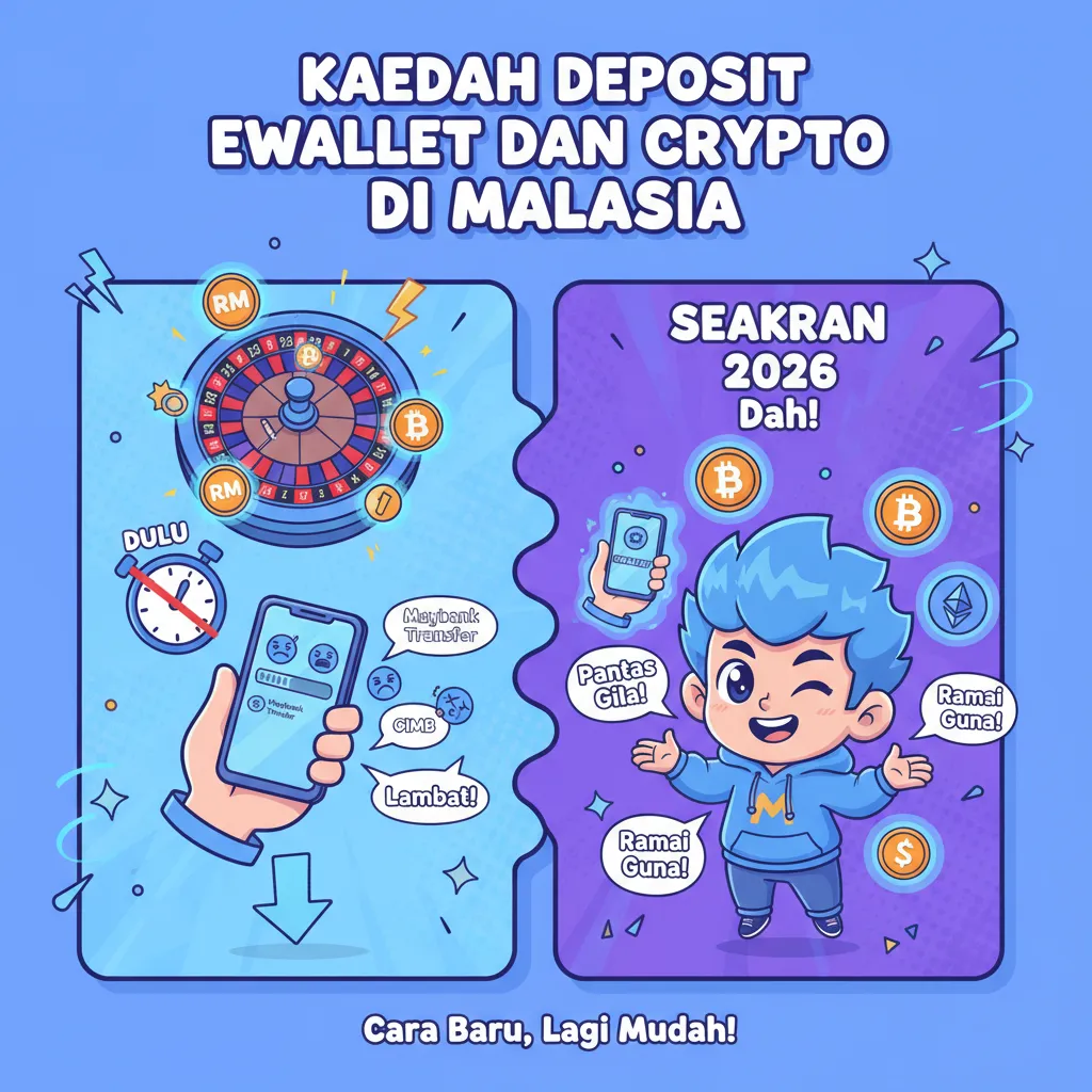 Kaedah Deposit eWallet dan Crypto di Malaysia