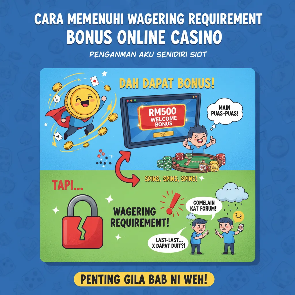 Cara Memenuhi Wagering Requirement Bonus Online Casino