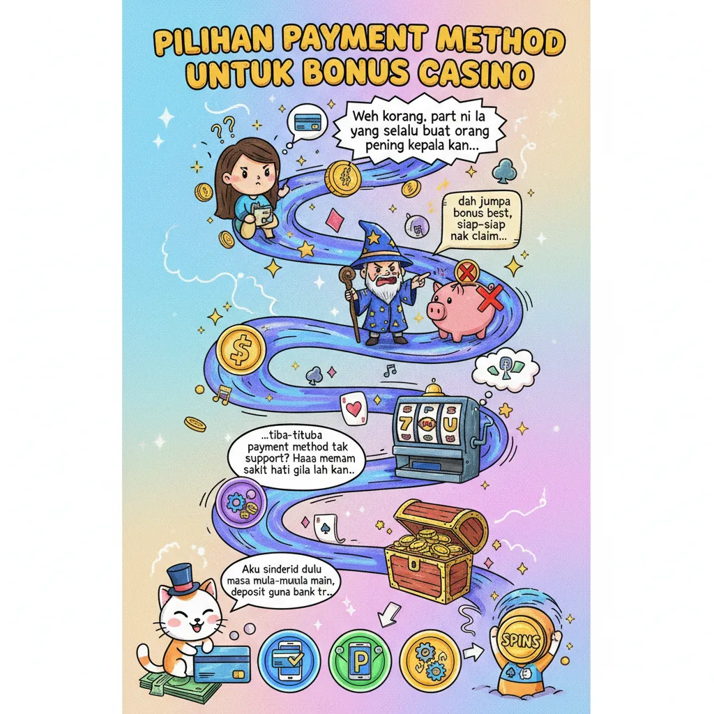 Pilihan Payment Method Untuk Bonus Casino